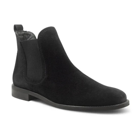 New!‎ Paul Green Jax Chelsea Boot Black Suede - Picture 1 of 8